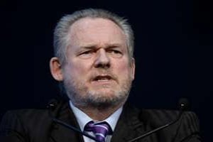 Le ministre sud-africain du Commerce et de l’Industrie, Rob Davies. © AFP