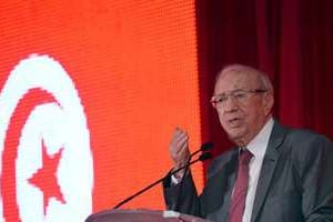 Beji Caid Essebsi, le 2 octobre 2014 à Tunis. © AFP