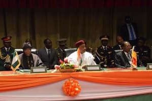 Sommet régional de Niamey, le 7 octobre 2014. © AFP