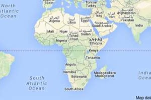 Carte du continent africain. © Capture d’écran/Google map