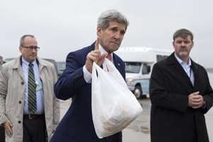 Le secrétaire d’Etat américain John Kerry à Maryland le 11 octobre 2014. © AFP