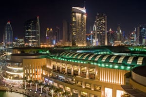 Emaar, propriétaire de Dubai Mall, vient d’introduire 15,4 % de son capital en Bourse. © Beauvir-Ana/AFP