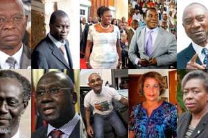 Plus de 90 pro-Gbagbo seront jugés à partir du 22 octobre. © Montage J.A.