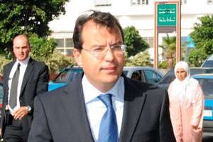 Anass Alami, directeur général de la CDG, à Rabat, en 2010. © Abdelhak Senna/AFP