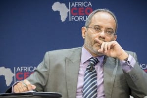 Carlos Lopes, le 17 mars dernier, lors de l’édition 2014 du Africa CEO Forum. © Eric Larrayadieu pour Jeune Afrique