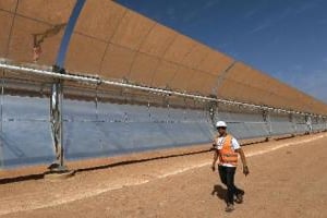 Le Maroc entend produire 2 gigawatts d’énergie solaire à l’horizon 2020. © AFP