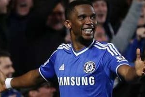 Samuel Eto’o, sous le maillot de Chelsea. © AFP