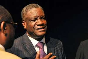 Le docteur Denis Mukwege, en mars 2013 à Kinshasa, en République démocratique du Congo. © Junior D. Kannah/AFP