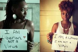 Photos publiées sur Twitter avec le hashtag #IamALiberianNotAVirus. © DR