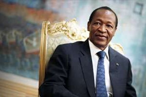 Le président burkinabè, Blaise Compaoré. © AFP