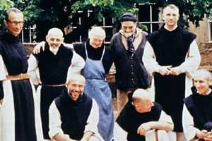 Les moines du monastère de Tibhirine, assassinés en mai 1996. © AFP