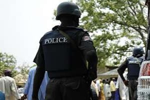 La police du Nigeria dans le nord du pays. © AFP