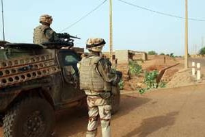 Des soldats français de l’opération Serval à Gao, au Mali, le 16 octobre 2013. © AFP