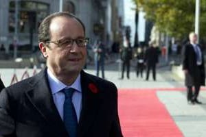 François Hollande, le 3 novembre 2014 à Ottawa. © AFP