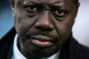 Pape Diouf est indigné par les propos de Willy Sagnol. © JEAN-CHRISTOPHE VERHAEGEN / AFP