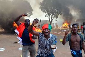 Ouagadougou, le 30 octobre. © Issouf Sanogo / AFP