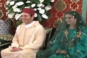 Le prince Moulay Rachid et Lalla Oum Keltoum Boufarès se sont mariés en novembre 2014. © Capture d’écran YouTube.