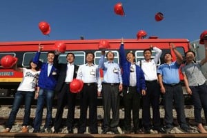 China Railwork Construction a construit le chemin de fer reliant l’Angola au Katanga. DR