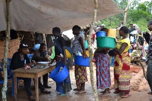 RDC: dans le camp de Tundula, les déplacés attendent plus d’aide alimentaire © AFP