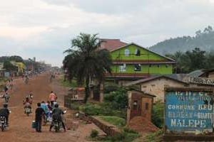 La ville de Beni le 20 octobre 2014 en RDC. © AFP