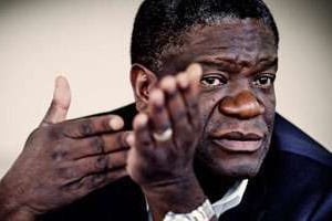 Le chirurgien congolais, Denis Mukwege, a reçu le prix Sakharov 2014. © AFP