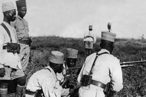Des tirailleurs sénégalais, en 1939. © AFP