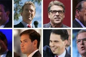 De nombreux républicains sont candidats à la présidentielle. © AFP