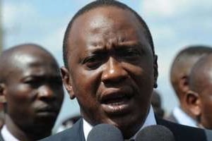 Le président du Kenya, Uhuru Kenyatta. © AFP