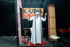 L’émission télévisée le Kouthia show © Youri Lenquette/Pour J.A.