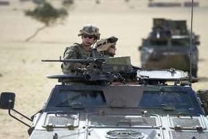Des soldats français en patrouille le 30 octobre 2013 dans le nord du Mali. © AFP