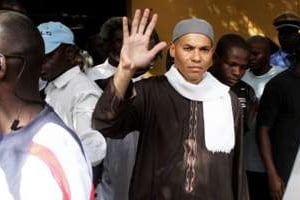 Karim Wade arrêté à son domicile le 15 avril 2013. © AFP