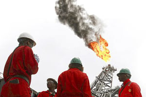 Le pétrole représentent 70 % des revenus de l’État fédéral nigérian. © Akintunde Akinleye/Reuters
