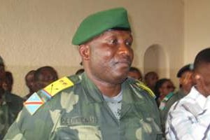 Le colonel Engangela, le 15 décembre 2014 à Bukavu. © AFP