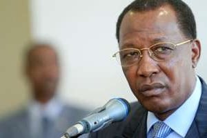 Le président tchadien Idriss Déby Itno, au pouvoir depuis près de 25 ans. © Asharf Shazly/AFP