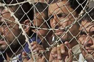 Dans la sinistre prison d’Abou Ghraib, en Irak, en 2003. © FALEH KHEIBER / POOL / AFP