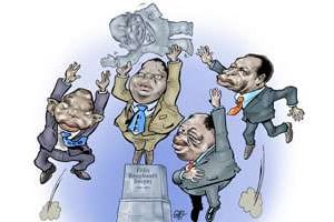 Ils sont trois à défier HKB en choisissant de ne pas soutenir Ouattara. © Glez