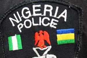 Les insignes de la police nigeriane. © Pius Utomi Ekpei/AFP