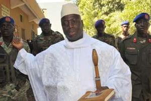Le président gambien Yahya Jammeh. © AFP