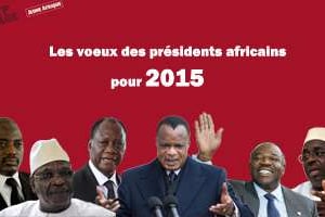 Les présidents Kabila, IBK, Ouattara, Sassou Nguesso, Bongo Ondimba et Sall. © Montage JA