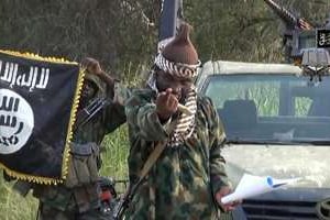 Capture d’écran du chef de Boko Haram dans une vidéo publiée par le groupe extrémiste. © AFP