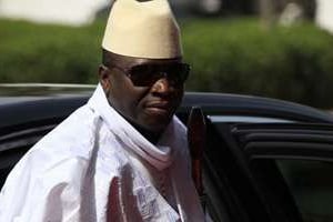 Le président gambien Yahya Jammeh. © AP