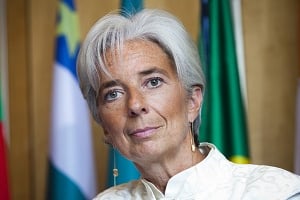 Christine Lagarde est la directrice générale du FMI. © Bruno Lévy/JA