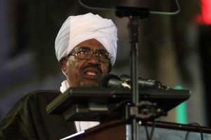 Le président soudanais Omar el-Béchir le 31 décembre 2014 à Khartoum. © AFP