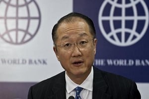 Jim Yong Kim, le président de la Banque mondiale. © AFP