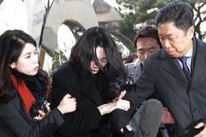 Cho Hyun-Ah, le jour de son arrestation à Séoul le 30 décembre. © AFP