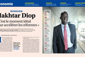 Makhtar Diop est le vice-président Afrique de la Banque mondiale depuis 2012. © Vincent Fournier/JA