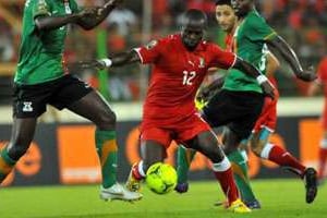 Thierry Fidjeu, né au Cameroun et naturalisé équato-guinéen. © ALEXANDER JOE / AFP