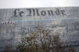 Le siège du journal ‘Le Monde’, à Paris. © AFP