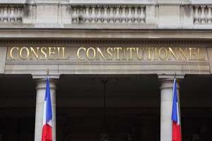 La façade du Conseil constitutionnel à Paris. © MANUEL COHEN/AFP