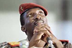 L’ancien président burkinabè Thomas Sankara. © AFP